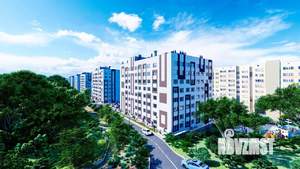 1-к квартира, строящийся дом, 39м2, 1/9 этаж