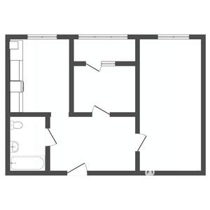 2-к квартира, вторичка, 62м2, 5/16 этаж