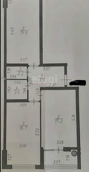 2-к квартира, вторичка, 70м2, 2/21 этаж
