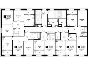 3-к квартира, вторичка, 66м2, 18/18 этаж