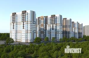 1-к квартира, строящийся дом, 33м2, 11/16 этаж