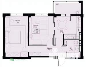 2-к квартира, вторичка, 56м2, 2/9 этаж