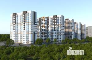 2-к квартира, строящийся дом, 57м2, 2/16 этаж