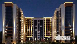 1-к квартира, строящийся дом, 45м2, 3/12 этаж