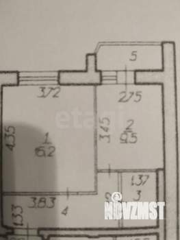 1-к квартира, вторичка, 39м2, 8/10 этаж