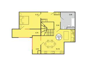 3-к квартира, строящийся дом, 157м2, 5/6 этаж