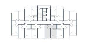 1-к квартира, вторичка, 41м2, 9/20 этаж