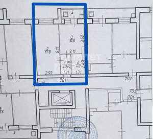 1-к квартира, вторичка, 39м2, 6/9 этаж