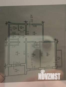 2-к квартира, вторичка, 90м2, 4/18 этаж