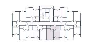 1-к квартира, вторичка, 41м2, 8/20 этаж