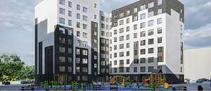 1-к квартира, сданный дом, 36м2, 1/9 этаж