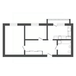 2-к квартира, вторичка, 50м2, 3/12 этаж
