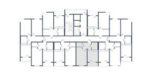 1-к квартира, вторичка, 41м2, 8/20 этаж