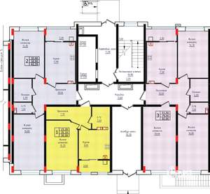 3-к квартира, строящийся дом, 83м2, 1/10 этаж