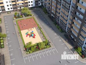 1-к квартира, строящийся дом, 35м2, 1/16 этаж