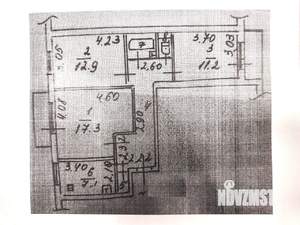 3-к квартира, вторичка, 67м2, 4/9 этаж