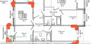 2-к квартира, вторичка, 53м2, 6/17 этаж