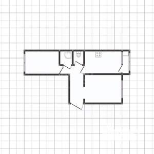 2-к квартира, вторичка, 55м2, 10/16 этаж