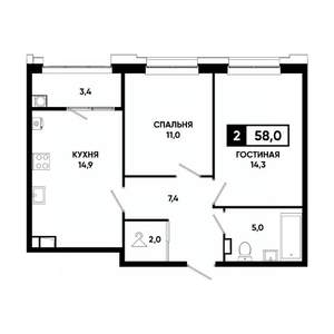 Фото квартиры на продажу (1)