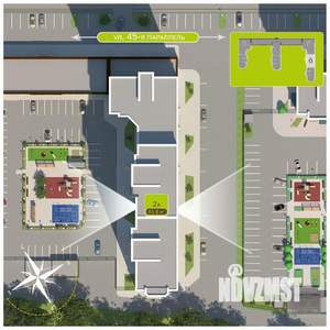 2-к квартира, вторичка, 61м2, 1/19 этаж