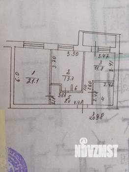 2-к квартира, вторичка, 67м2, 6/10 этаж