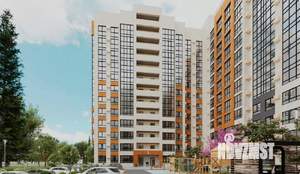 1-к квартира, строящийся дом, 44м2, 2/12 этаж