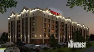 1-к квартира, строящийся дом, 39м2, 3/5 этаж