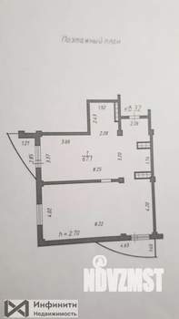 2-к квартира, вторичка, 72м2, 8/12 этаж