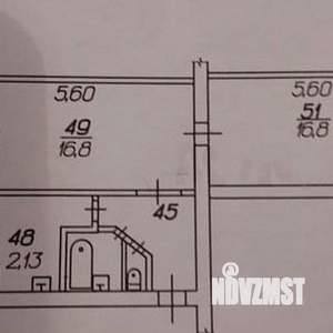 2-к квартира, вторичка, 48м2, 2/5 этаж