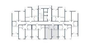 1-к квартира, вторичка, 41м2, 6/20 этаж