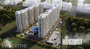 1-к квартира, вторичка, 25м2, 7/22 этаж