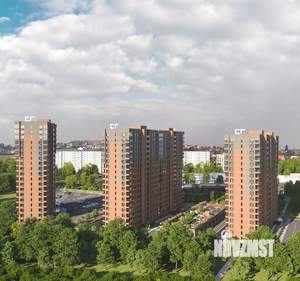 2-к квартира, строящийся дом, 57м2, 11/19 этаж