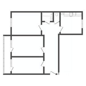 3-к квартира, вторичка, 65м2, 3/10 этаж