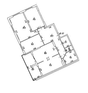 4-к квартира, строящийся дом, 135м2, 8/9 этаж