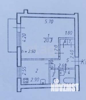 1-к квартира, вторичка, 38м2, 3/10 этаж