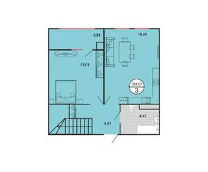 3-к квартира, строящийся дом, 165м2, 5/6 этаж
