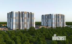 1-к квартира, строящийся дом, 40м2, 3/16 этаж