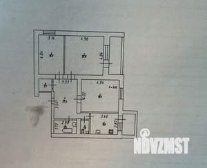 3-к квартира, вторичка, 95м2, 4/6 этаж