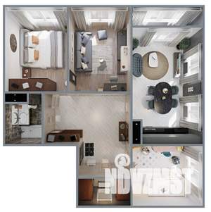 3-к квартира, вторичка, 89м2, 6/20 этаж