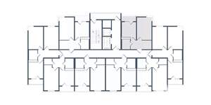 1-к квартира, вторичка, 41м2, 8/20 этаж