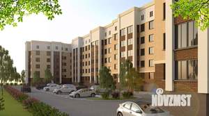 1-к квартира, строящийся дом, 42м2, 5/5 этаж