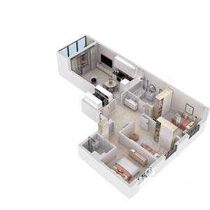 3-к квартира, вторичка, 76м2, 18/21 этаж