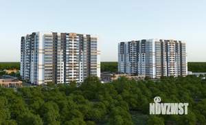2-к квартира, строящийся дом, 57м2, 13/16 этаж