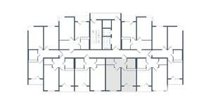 1-к квартира, вторичка, 41м2, 7/20 этаж