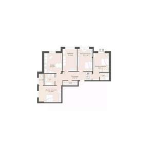 4-к квартира, вторичка, 124м2, 10/12 этаж