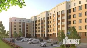 1-к квартира, строящийся дом, 45м2, 1/5 этаж