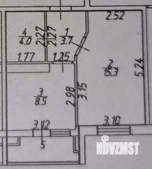 1-к квартира, вторичка, 32м2, 10/19 этаж