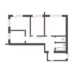 3-к квартира, вторичка, 90м2, 12/16 этаж