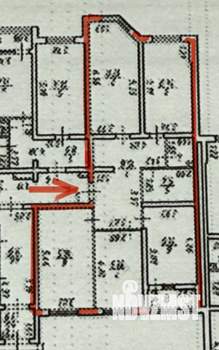 4-к квартира, вторичка, 97м2, 1/16 этаж