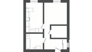 1-к квартира, вторичка, 44м2, 12/16 этаж